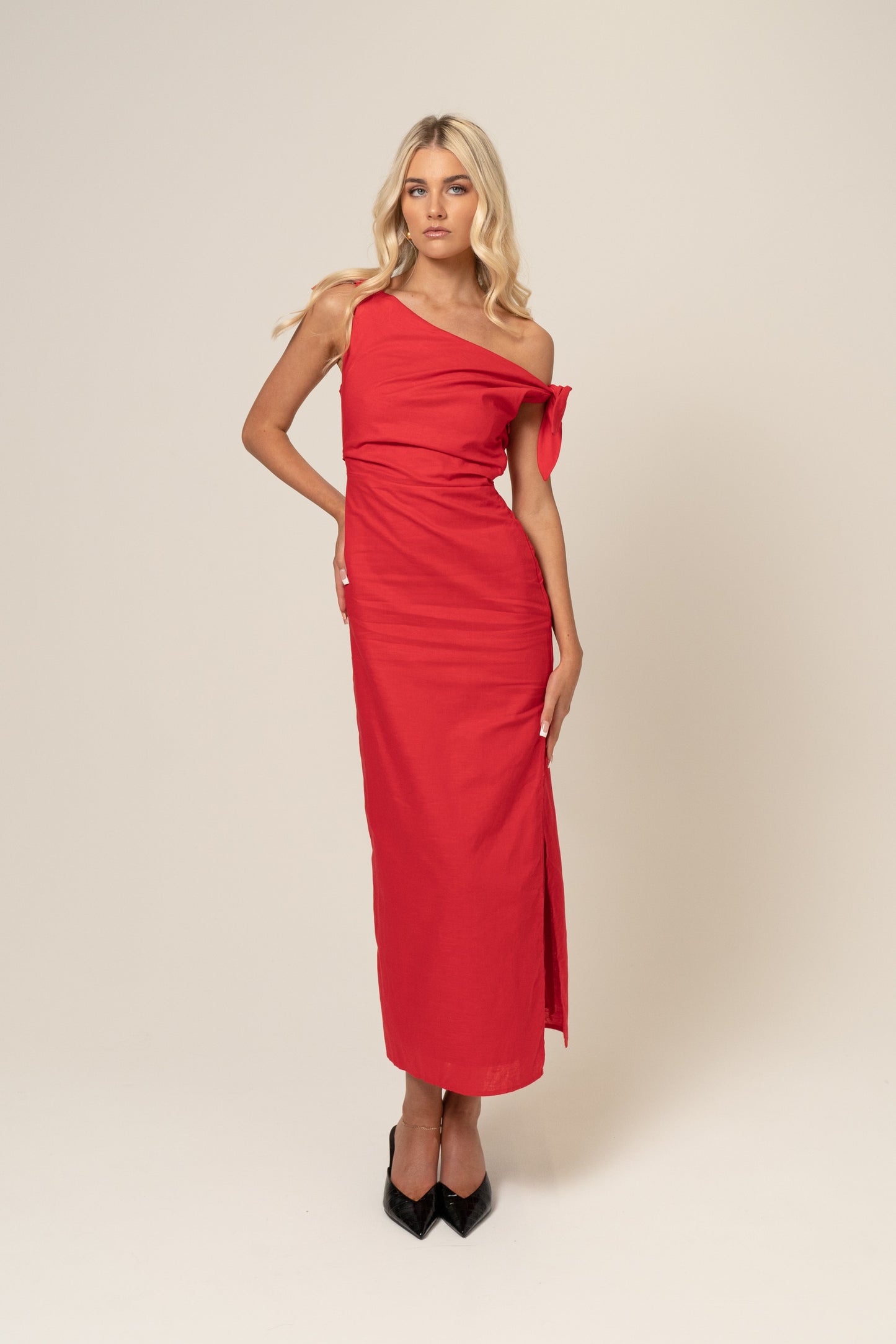 Ashley Drop Shoulder Midi Dress