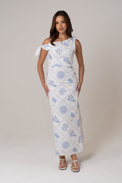 Ashley Drop Shoulder Midi Dress